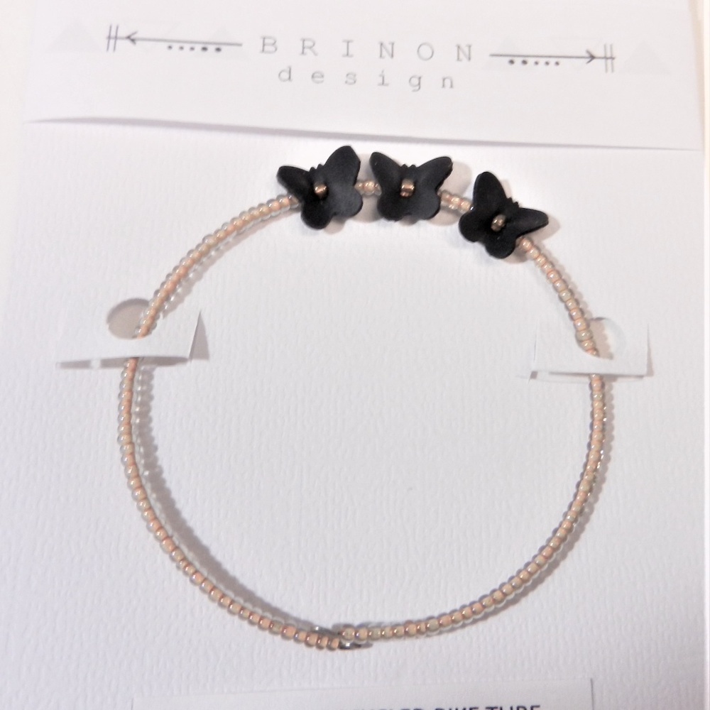 Bracelet handmade from recycled bike tubes